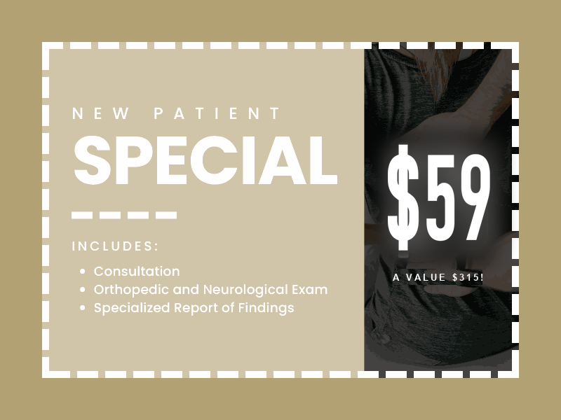 New patient special: $59, a $315 value